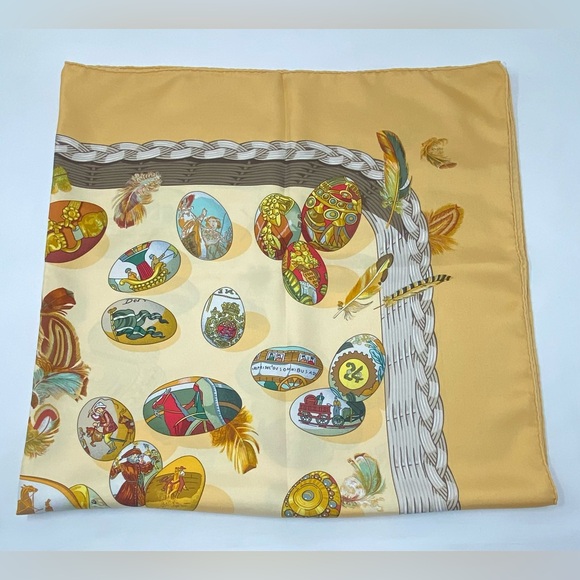 Hermes Vintage Scarf Couvee D Hermes Carre 90 Katy Latham - Picture 7 of 16